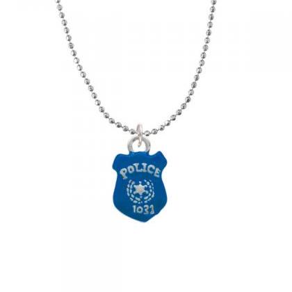 Nc-c3596-bc - Blue Policeman's Badge..
