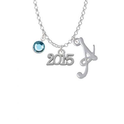 Horizontal Year - 2015 - Charm Necklace With..