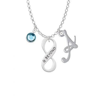 & Beyond Infinity Sign Charm Necklace..