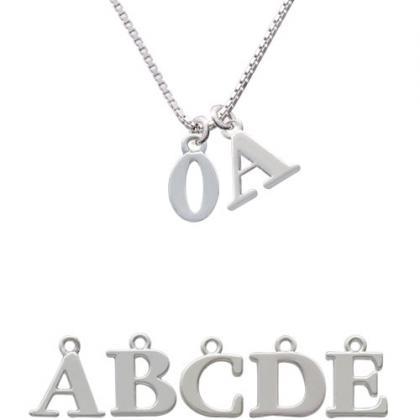 Number - 0 - Initial Charm Necklace..