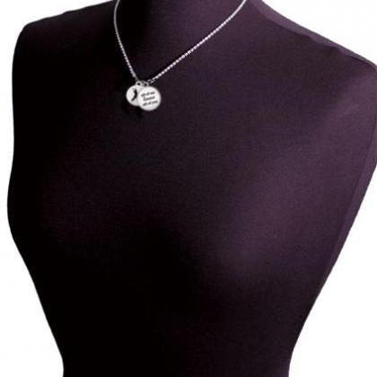 Caduceus - Rma Initial Charm Necklace..
