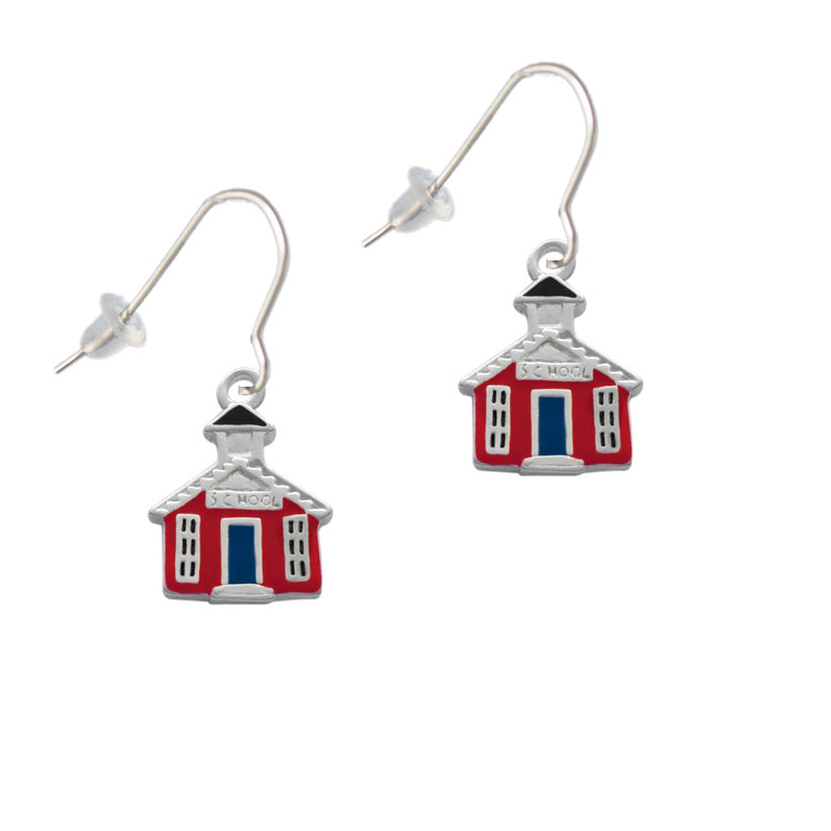 Red School House French Earrings